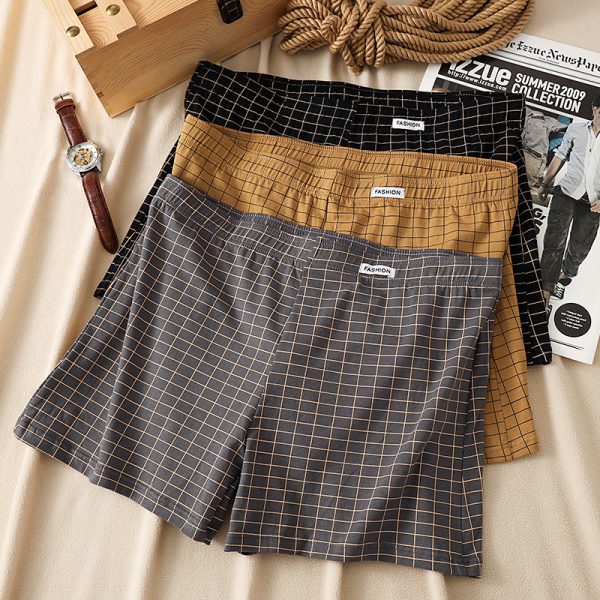 Cotton antibacterial men's boxer