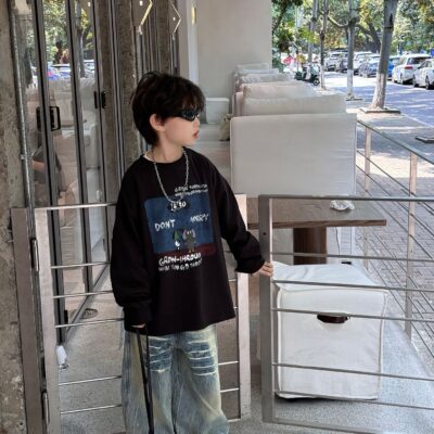 children’s cartoon fashionable T-shirt