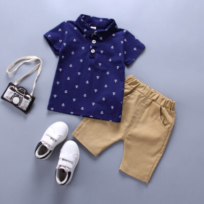 Boys’ POLO shirt short-sleeved set