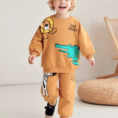 Little maven cartoon boys’ suits