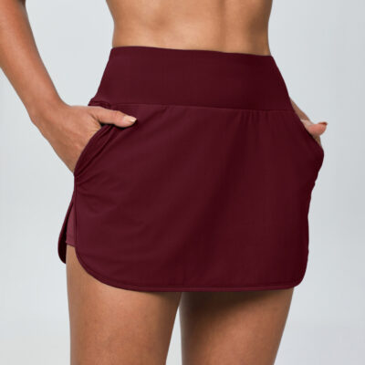 Quick-drying tennis skirt