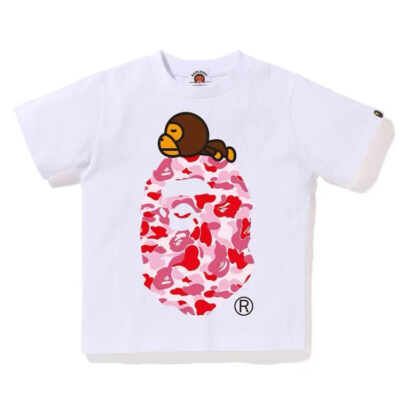 cotton short sleeve t-shirt baby ape head