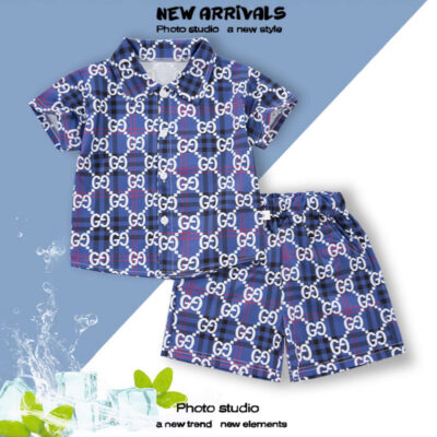 children’s short-sleeved suits