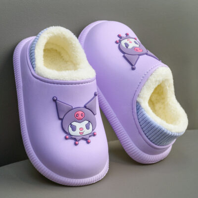 Girls’ cotton slippers