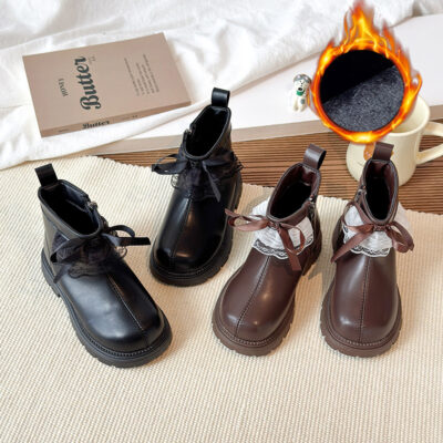 girls’ fashion and versatile booties