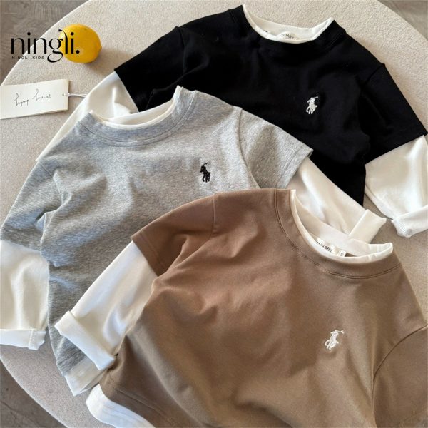 children's long-sleeved T-shirt