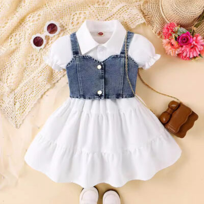 small children’s puff sleeve dresses