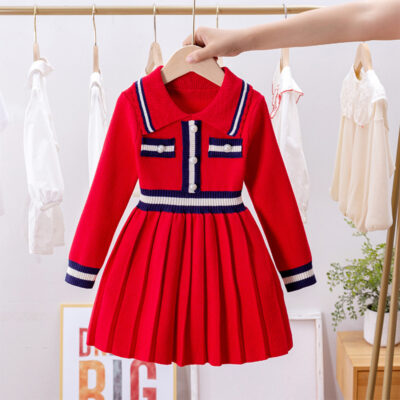 Girls’ sweater dress