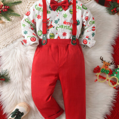 Children’s Clothing Baby Christmas Dress Boy Set