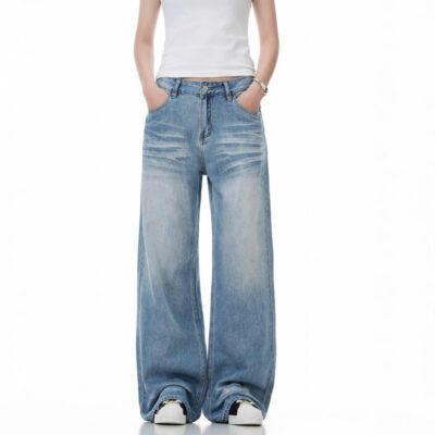 Men’s Fashion Striped Denim Pants