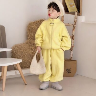 children’s fleece thickened clothing