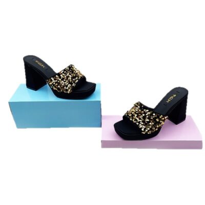women’s high heel slippers