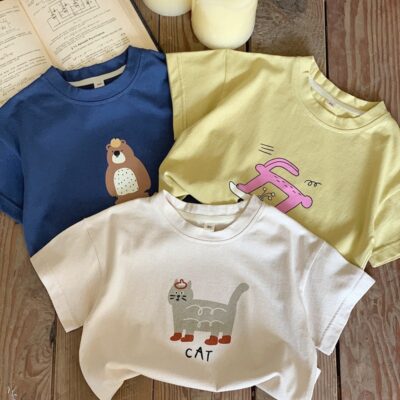 Korean short sleeve t-shirt