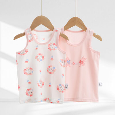 Boys’ and girls’ cartoon bottom vests