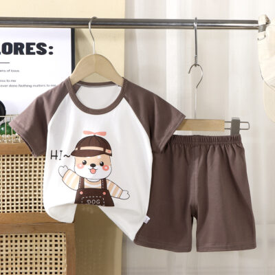 children’s half-sleeved shorts for boys