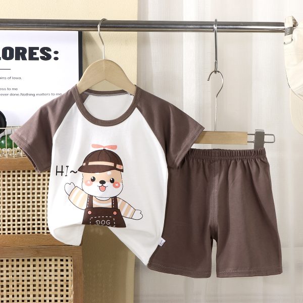 children's half-sleeved shorts for boys