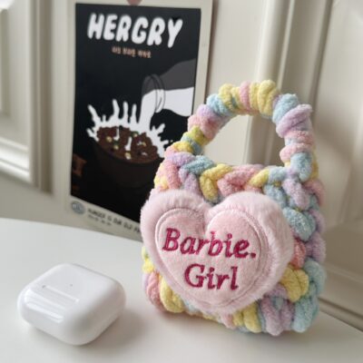 cotton thread headphone bag crochet pin