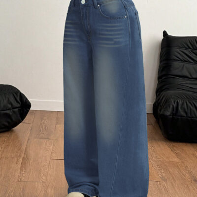 Vintage street blue washed jeans