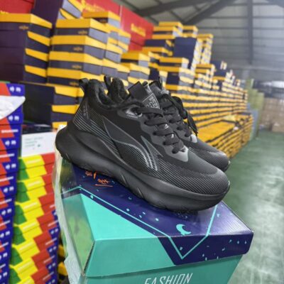 Men’s fleece sports leather shoes