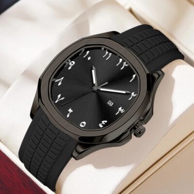 classic AP Baida grenade silicone quartz watch