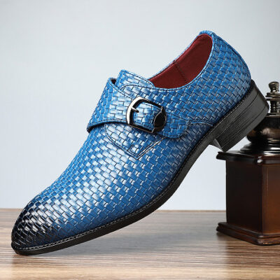 men’s business low-top high-end pointed toe shoes