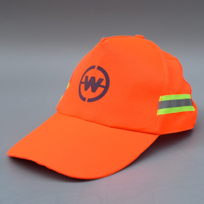 orange reflective hats
