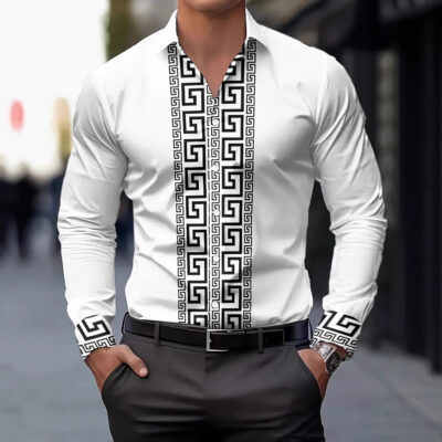 Men’s Shirt Luxury Long Sleeve