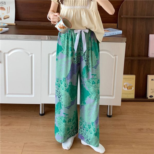 Second image of pajama pants cartoon plaid