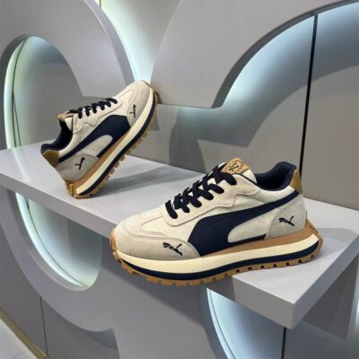 Light luxury men’s low-top casual sneakers