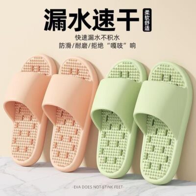 New bathroom bath silent eva slippers for men