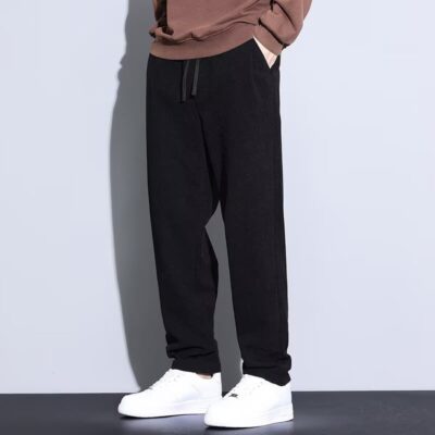 men’s slacks straight-leg pants
