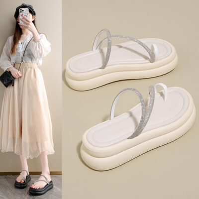 uter wear resort-style beige sandals