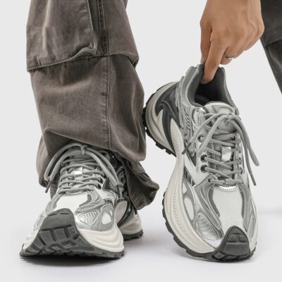 Men’s rattlesnake jogging dad shoes