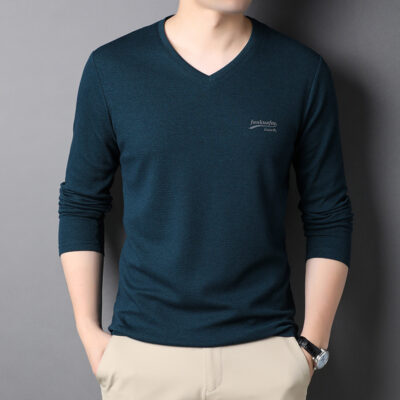 Hengyuan middle-aged men’s long-sleeved T-shirt