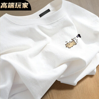 Crew neck short-sleeved T-shirt