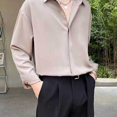 black and white shirt