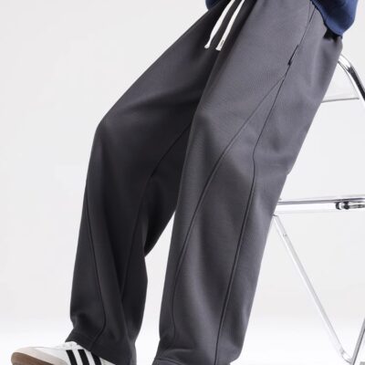 Loose wide-leg sweatpants