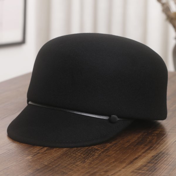 Second image of wool tweed equestrian hat