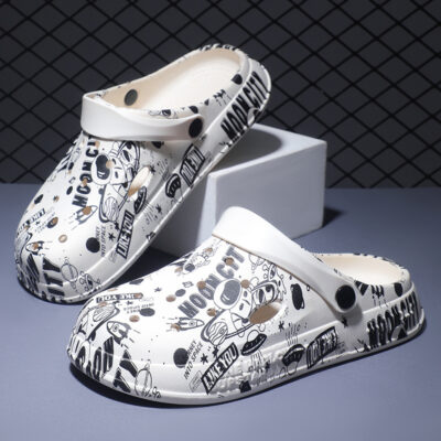 Cave shoes men’s non-slip toe slippers