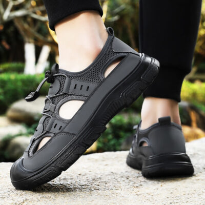 Men’s hollow breathable casual shoes