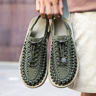 woven men’s sandals
