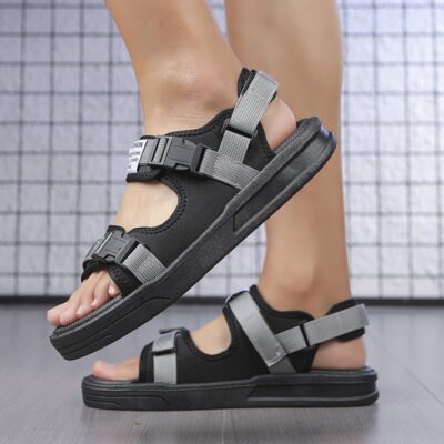 men’s outerwear thick-soled sandals