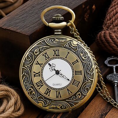 Cutout Vintage Pocket Watch