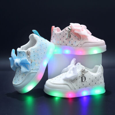 Girls princess soft-soled sneakers