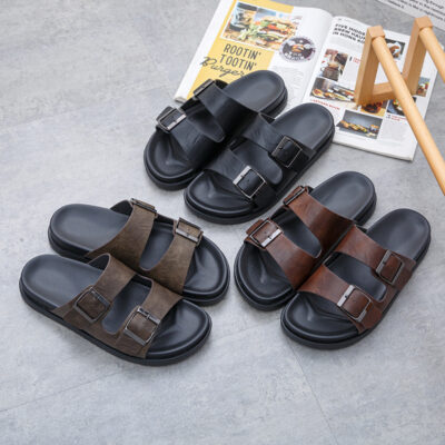 Men’s double-breasted slippers