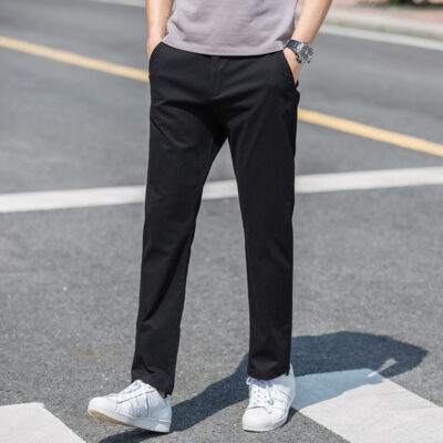 men’s color slacks stretch all-season trousers