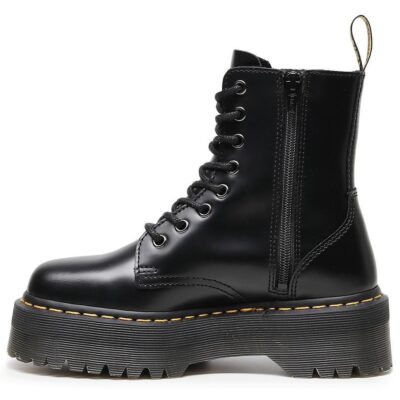 thick sole 8 hole biker boots