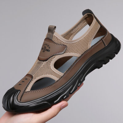 Summer breathable men’s toe sandals