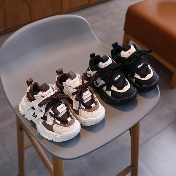 Second image of boys running sneaker