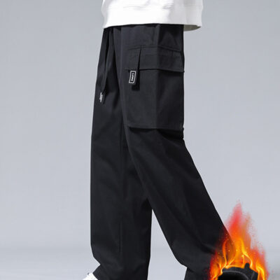 Straight-leg pants for men